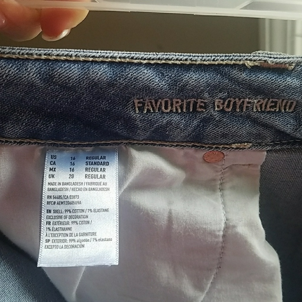 American eagle favorite boyfriend flare jeans